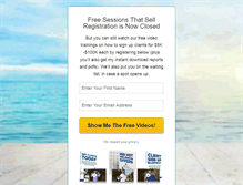 Tablet Screenshot of freesessionsthatsell.com